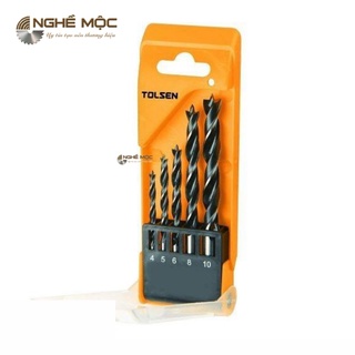 Bộ 5 mũi khoan gỗ TOLSEN (75625) Nghề Mộc