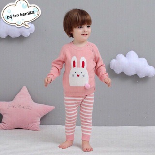 Freeship 99k TQ_Bộ len 3 cúc