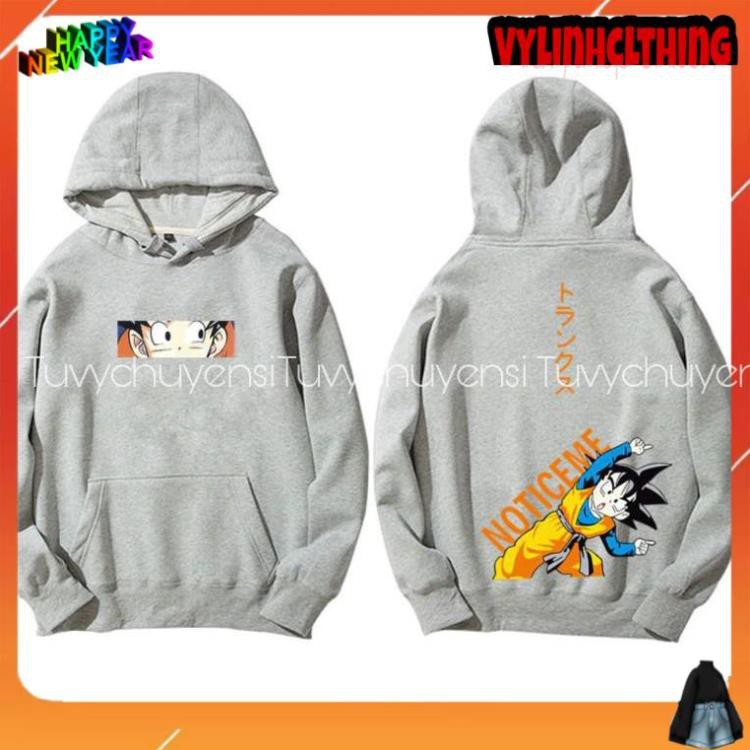 Áo hoodie nam TUVY hoodie nỉ DRAGONBALL unisex form âu cực ấm MS03 in 5D