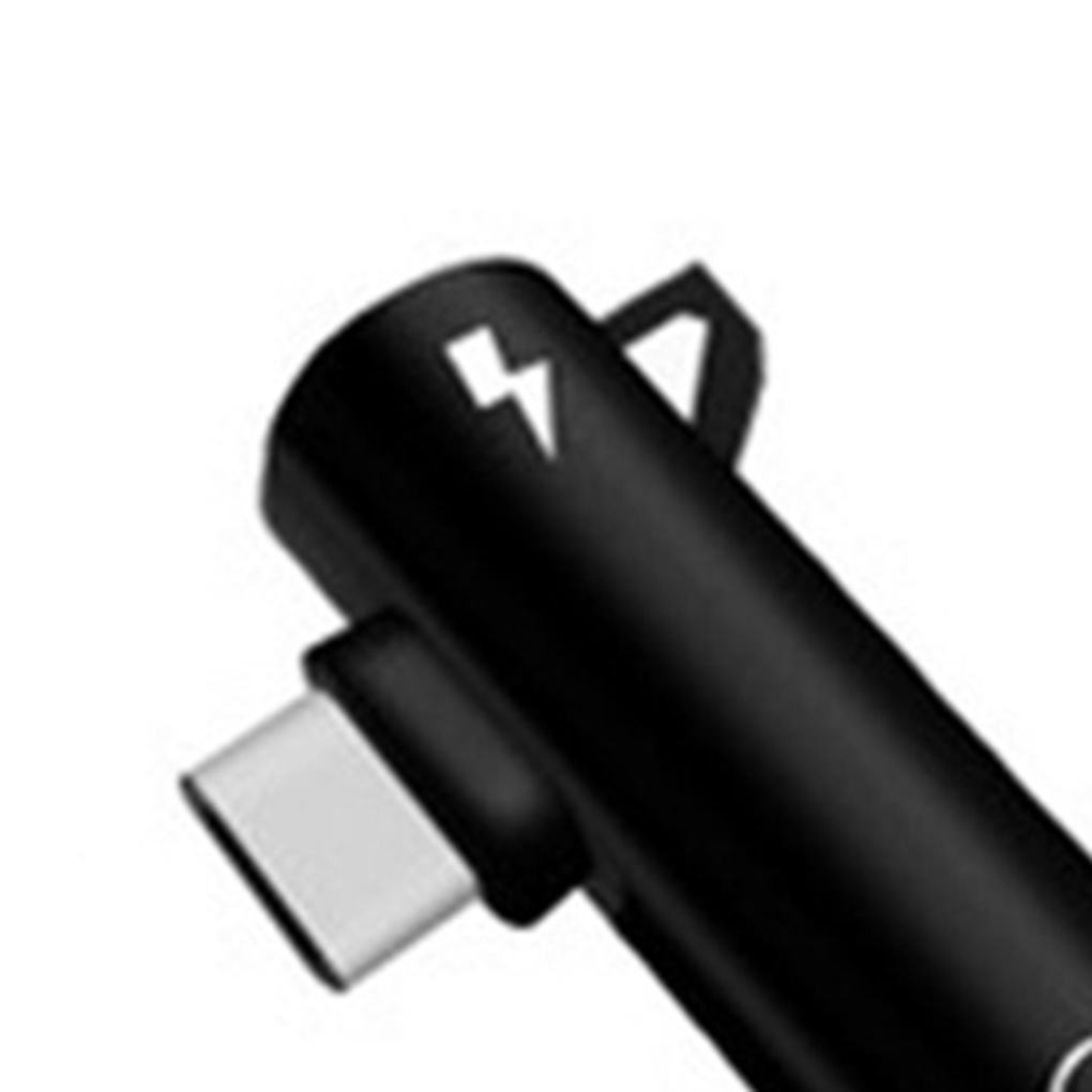 2 in 1 Type-c to 3 5mm Jack Phone Adapter USB C Earphone Charging Converter Replacement for Xiaomi 6/Huawei