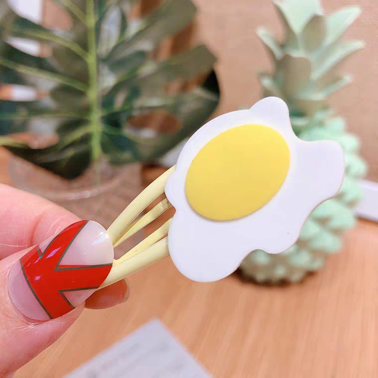 KẸP BẤM TÓC BÓNG STICKER HOẠT HÌNH 3D SIÊU DẼO CHO BÉ
