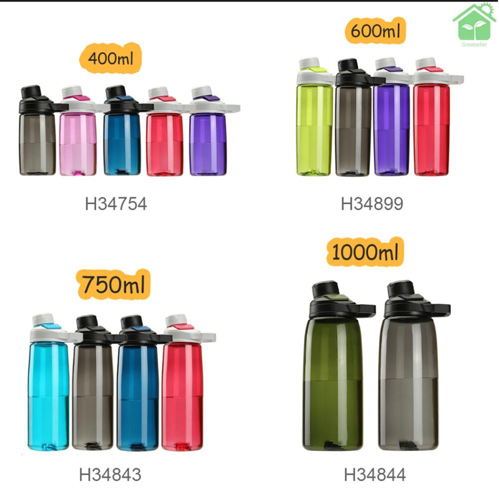 Bình Đựng Nước Thể Thao Bằng Nhựa 1000ml Không Độc Hại Có Nắp Từ Tính Tiện Dụng