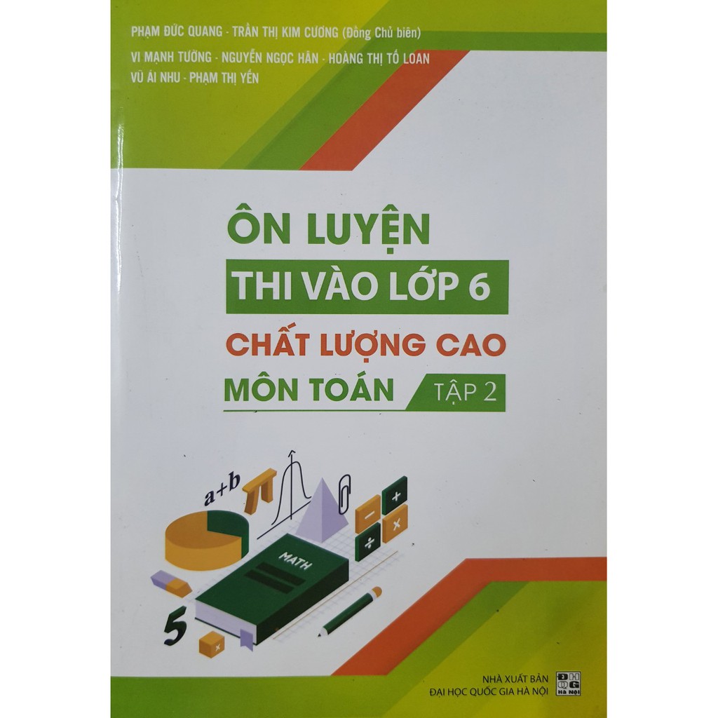 Sách - Combo Ôn luyện thi vào lớp 6 chất lượng cao môn Toán