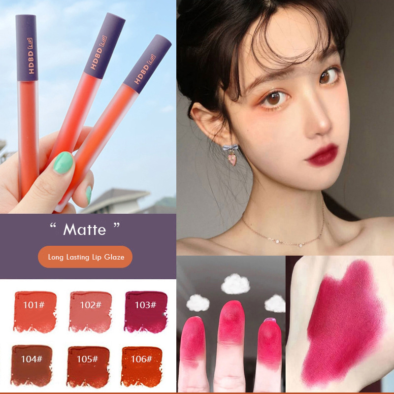 [Hàng mới về] Son Môi Hdbd Chống Thấm Nước Không Dính Thành Cốc 6 Màu Tùy Chọn | BigBuy360 - bigbuy360.vn