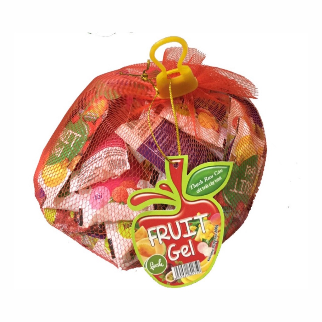 1 túi 850g  Kẹo Thạch rau câu zaizai cốt trái cây tươi Vietfoods đủ vị