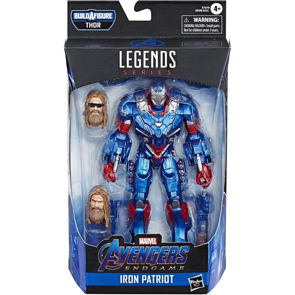 (Pre-Oder) Mô hình Iron Patriot Avengers Marvel Legends Series Endgame 6" Collectible Action