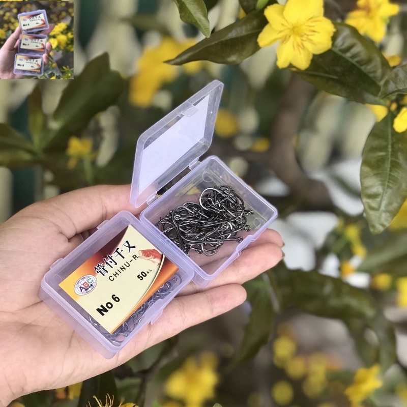 Lưỡi hộp Chinu-R , Lưỡi bén, khoẻ , dùng câu Đơn, câu Đài , buộc Lacer