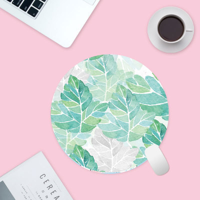 Tấm lót chuột mini chịu nhiệt hình mặt cười hoạt hình sáng tạo