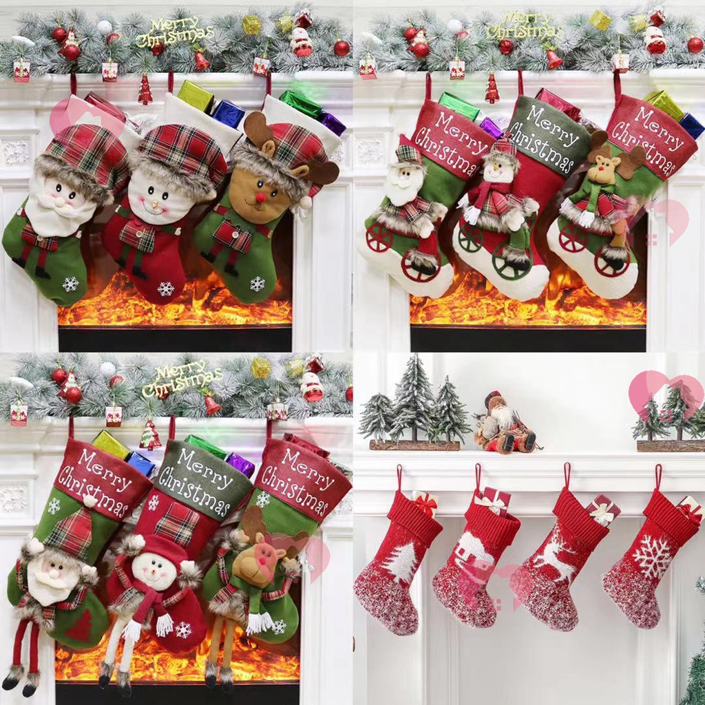 Tất treo đựng quà giáng sinh dễ thương