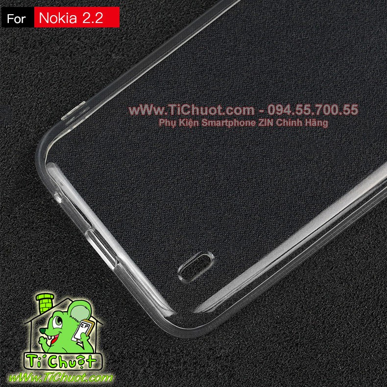 Ốp lưng Nokia 2.2 Dada Dẻo Trong suốt