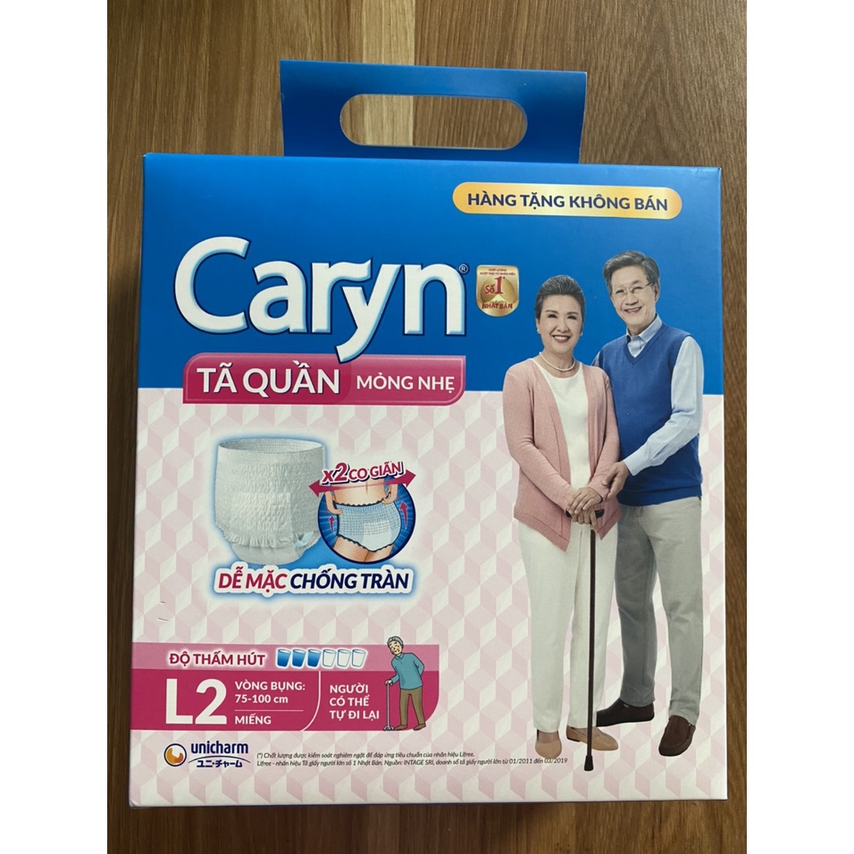 COMBO 10  MIẾNG TÃ QUẦN GIÀ CARYN SIZE L