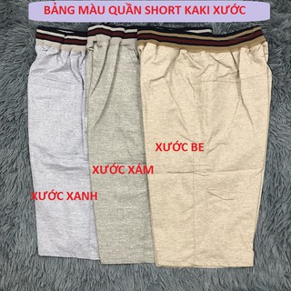 Quần Short nam vải Kaki