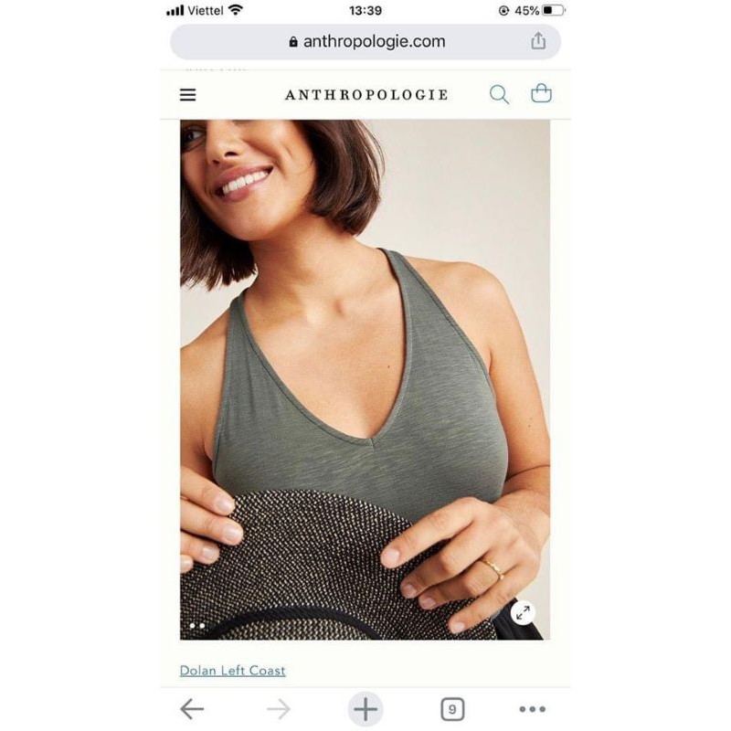 Đầm thun Dolan phối 2 màu