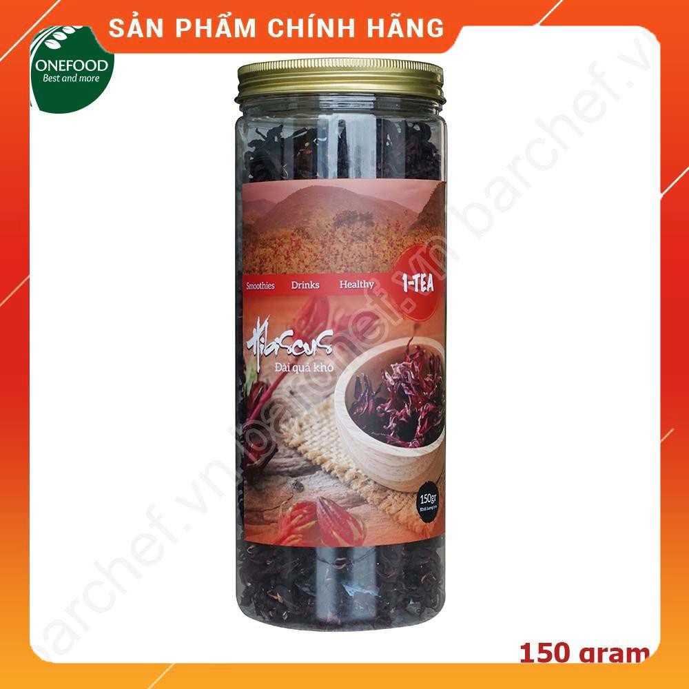 Đài quả Hibiscus khô  1-Tea - hộp 150gr  - Hàng chính hãng