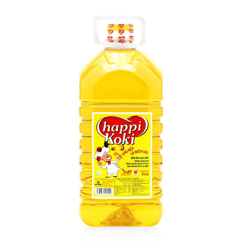 [RẺ VÔ ĐỊCH] Dầu ăn Happi Koki chai 5 lít
