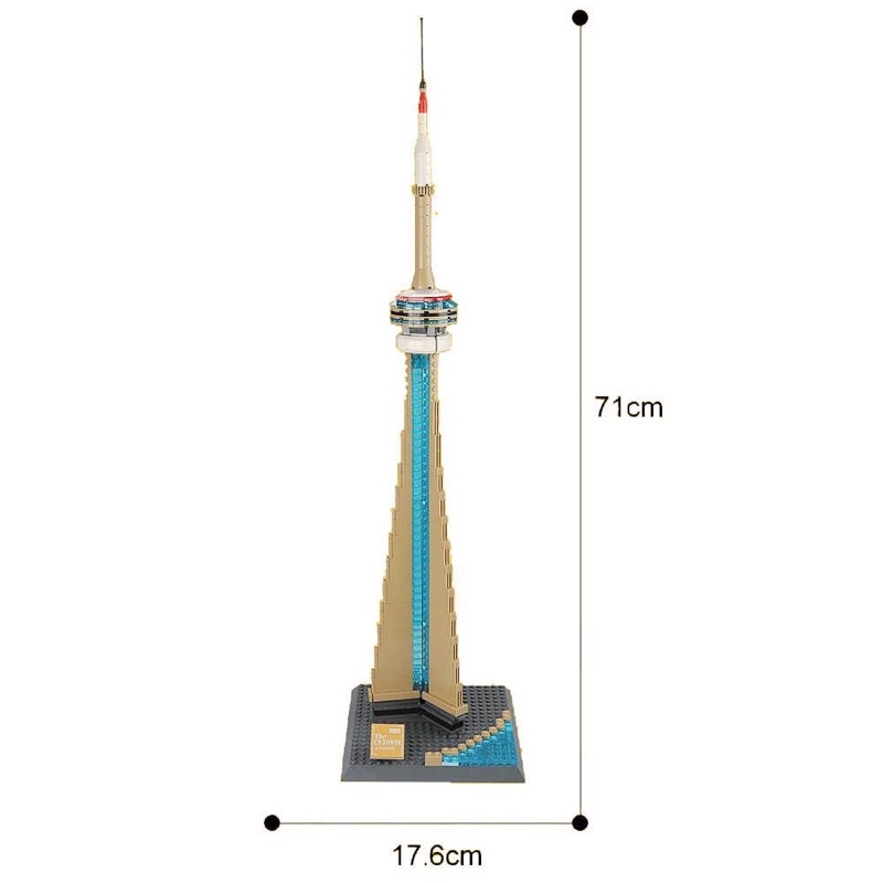 Lego Architecture - Wange 4215 (Xếp Hình Công Trình Tháp Canada 424mảnh)