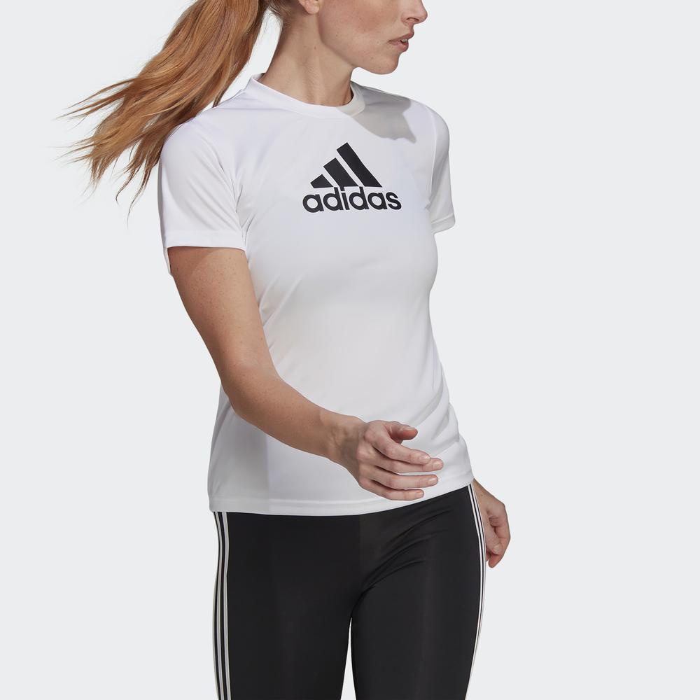 Áo Tee adidas TRAINING Nữ Áo thun thể thao logo Primeblue Designed 2 Move Màu trắng GL3821