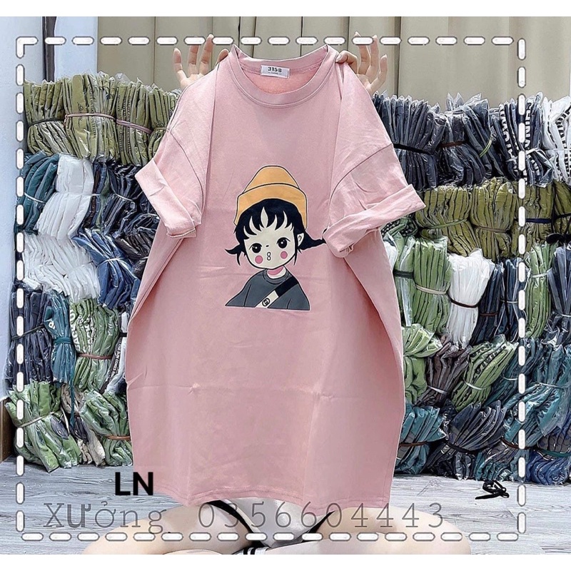 Áo phông bé gái mũ vàng DA6