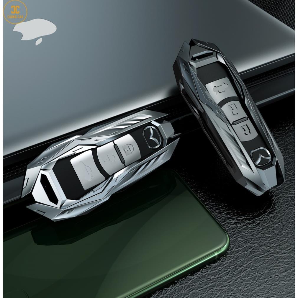 Ốp bảo vệ khóa cho xe Mazda 2, Mazda 3, Mazda 6, CX5, CX8, CX9 ...hợp kim kẽm mạ crom siêu sáng bóng