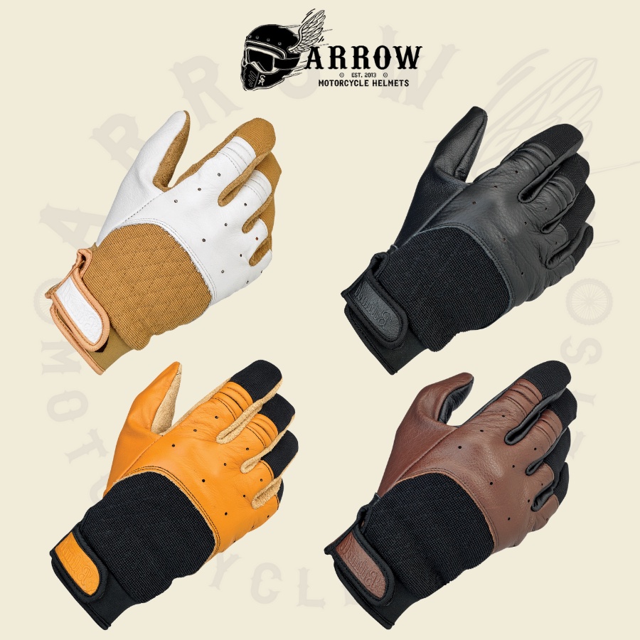 Găng tay đi xe máy Biltwell arrow shop Bantam bao tay đi xe máy cao cấp