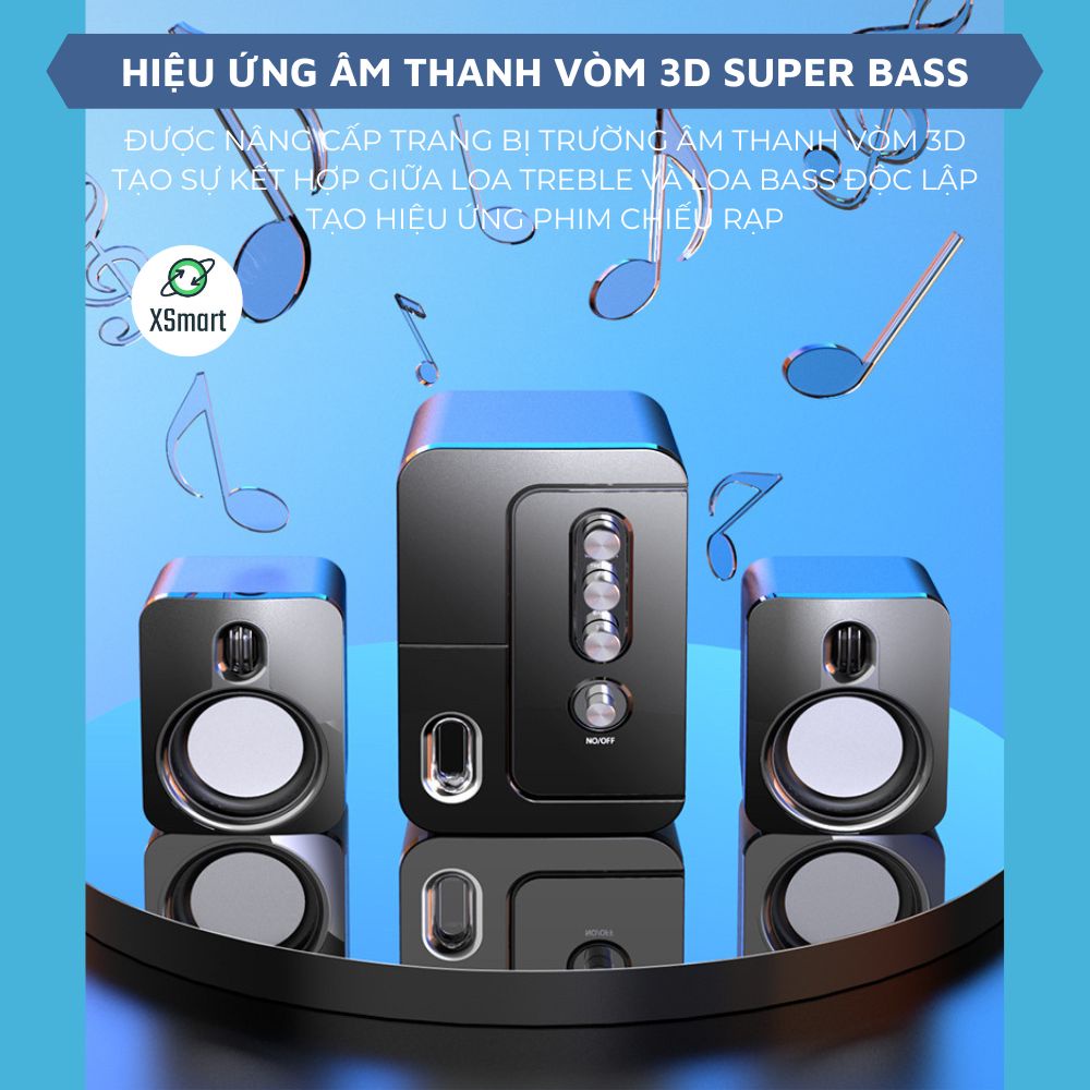 Loa Vi Tính Máy Tính Để Bàn Z5 Âm Thanh Siêu Bass Nghe Nhạc Xem Phim Cực Thích Âm Lượng Lớn Có Chỉnh Bass, Treble
