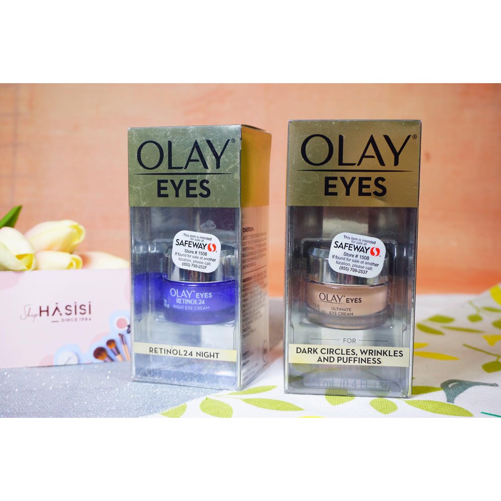 KEM DƯỠNG MẮT BAN ĐÊM OLAY RETINOL 24 NIGHT EYE CREAM 15ML CHÍNH HÃNG - 6268