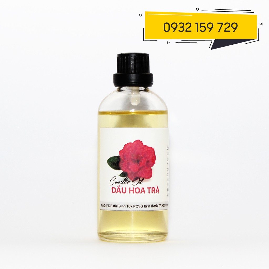 Dầu hoa trà - Camellia Oil 100ml/500ml - Nguyên liệu làm mỹ phẩm, Dầu Dưỡng Da. Xuất xứ: Nhật Bản