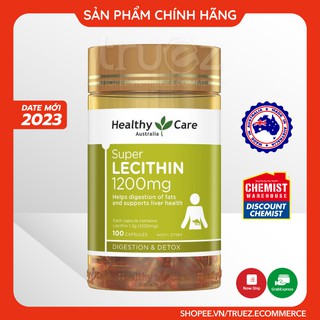 Mầm đậu nành đẹp da, cân bằng nội tiết tố [ÚC] Healthy Care Super Lecithin [Chính hãng]