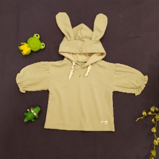 Áo váy tai thỏ bebezoo cho bé
