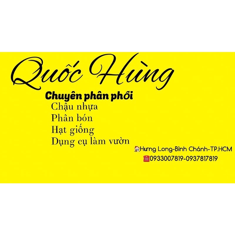 Chậu nhựa đen trồng cây C12 thương hiệu QUỐC HÙNG ( dầy dặn - dẻo - chịu nhiệt tốt)