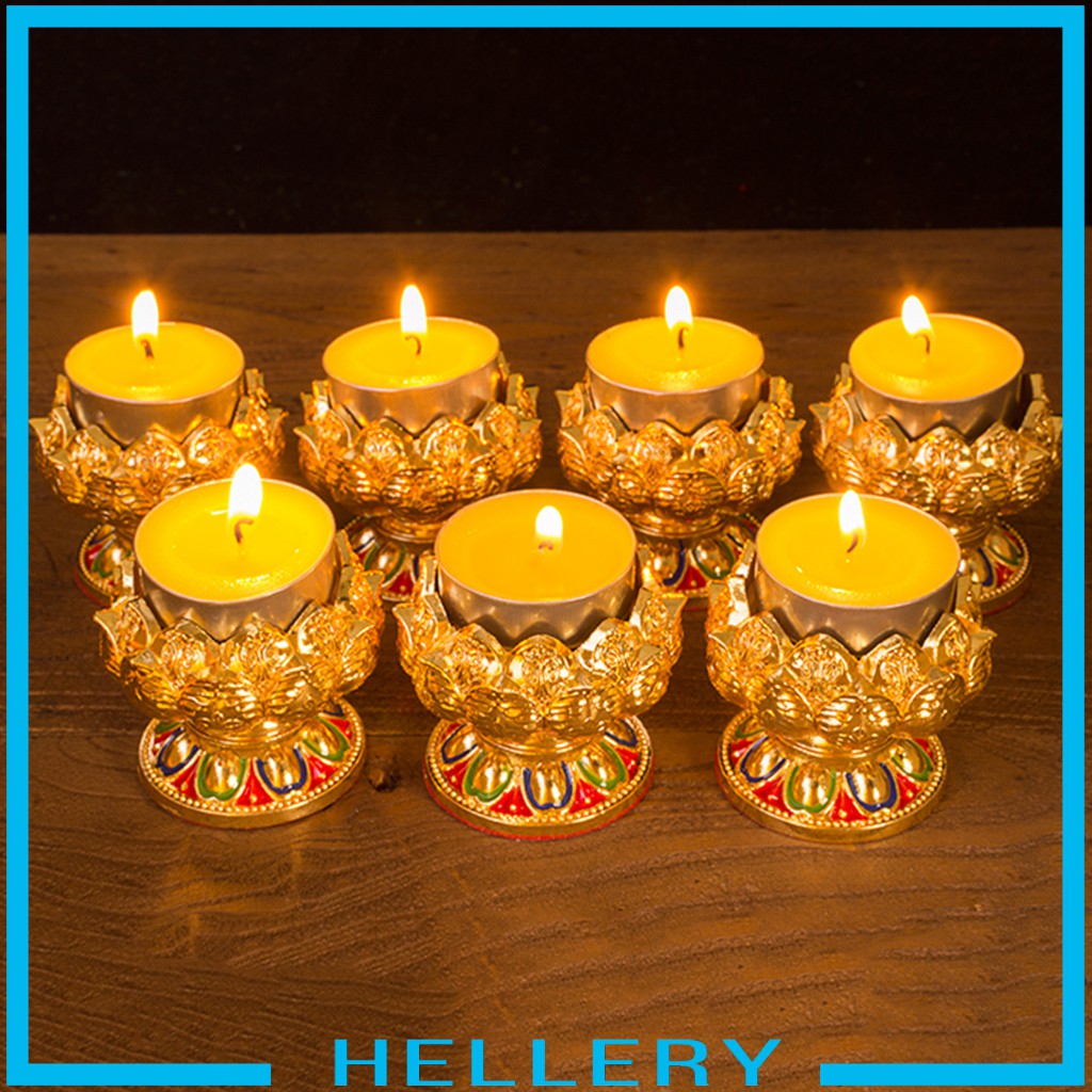 Giá Đỡ Đèn Cầy Hình Hoa Sen / Phật Cầu Nguyện Độc Đáo Trang Trí Nhà Cửa