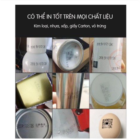 Máy in date mini J10.1 , siêu nhỏ, kết nối wifi qua thiết bị di động android, mực không phai, in mọi sản phẩm