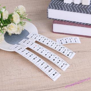 ☺ 61 Keys Transparent Key Note Stickers for Piano Electronic Keyboard ☺