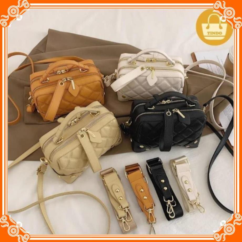 [GIẢM THÊM 6 - 11% KHI NHẮN TIN CHO SHOP] Túi xách nữ đeo chéo đẹp dáng vuông công sở phong cách châu Âu 0016 | BigBuy360 - bigbuy360.vn