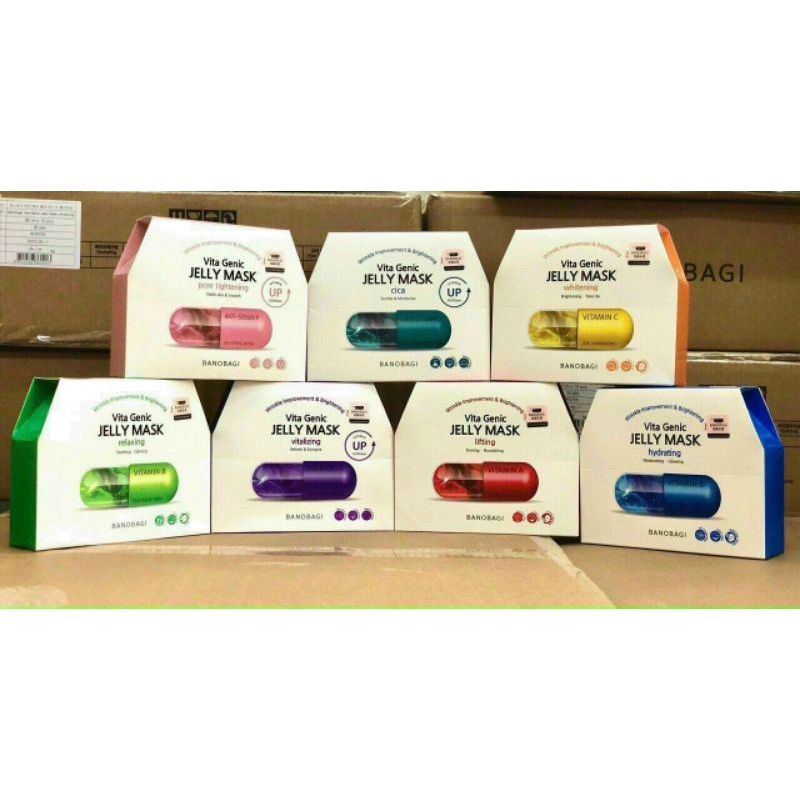 Mặt Nạ Giấy Bổ Sung Vitamin A, B, C Vita Genic BANOBAGI Hàn Quốc 30ml - Vamima