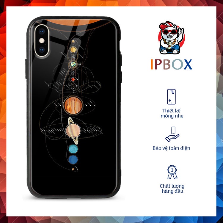 Ốp Đt Ip In Hình Vũ Trụ Galaxy IPBOX Cho Iphone 12/Pro/Max/Se/2020/11/Pro/Max/6S/6/7/8/Plus/X/Xr/Xs/Max