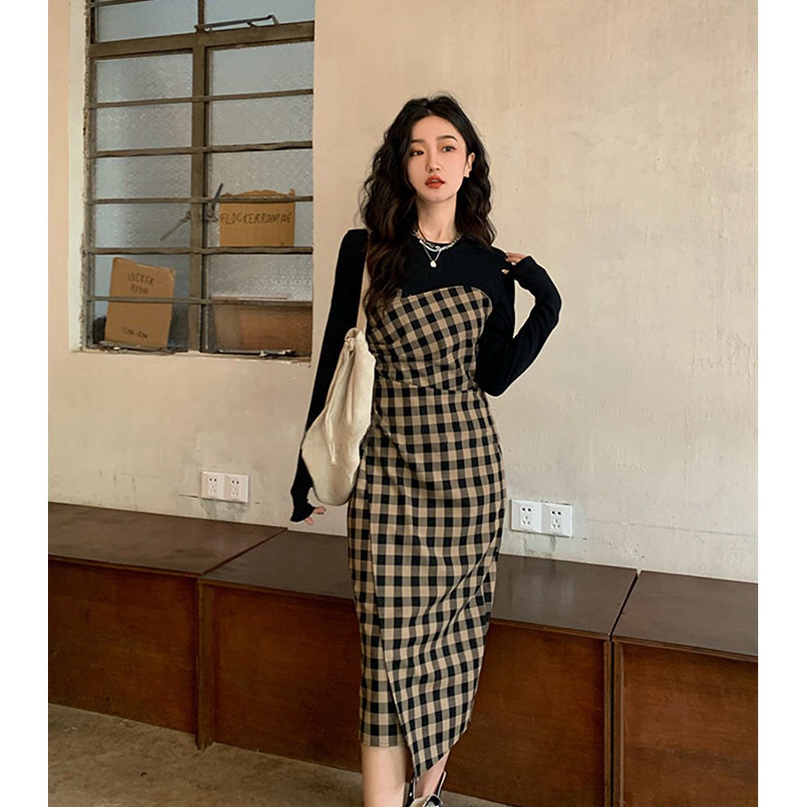 Đầm Maxi Tay Dài Dáng Chữ A Plus Size Cho Nữ