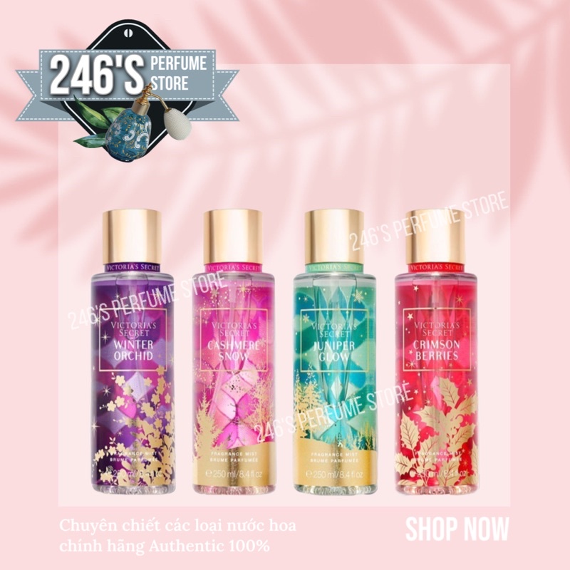 ✨Mun✨VICTORIA'S SECRET Xịt Thơm Toàn Thân Body Mist - Winter Orchid 250ml