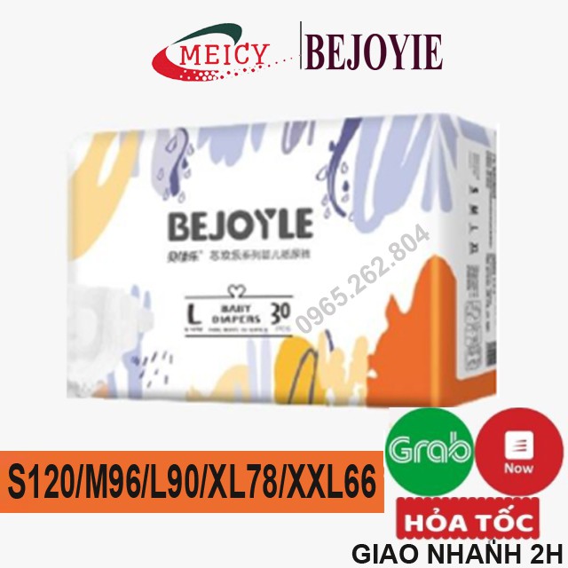 Bỉm Bejoyie nội địa trung cao cấp dán/quần S120/M96/L90/XL78/XXL66 bỉm chính hãng BEJOYLE cho bé và trẻ sơ sinh BEJ006