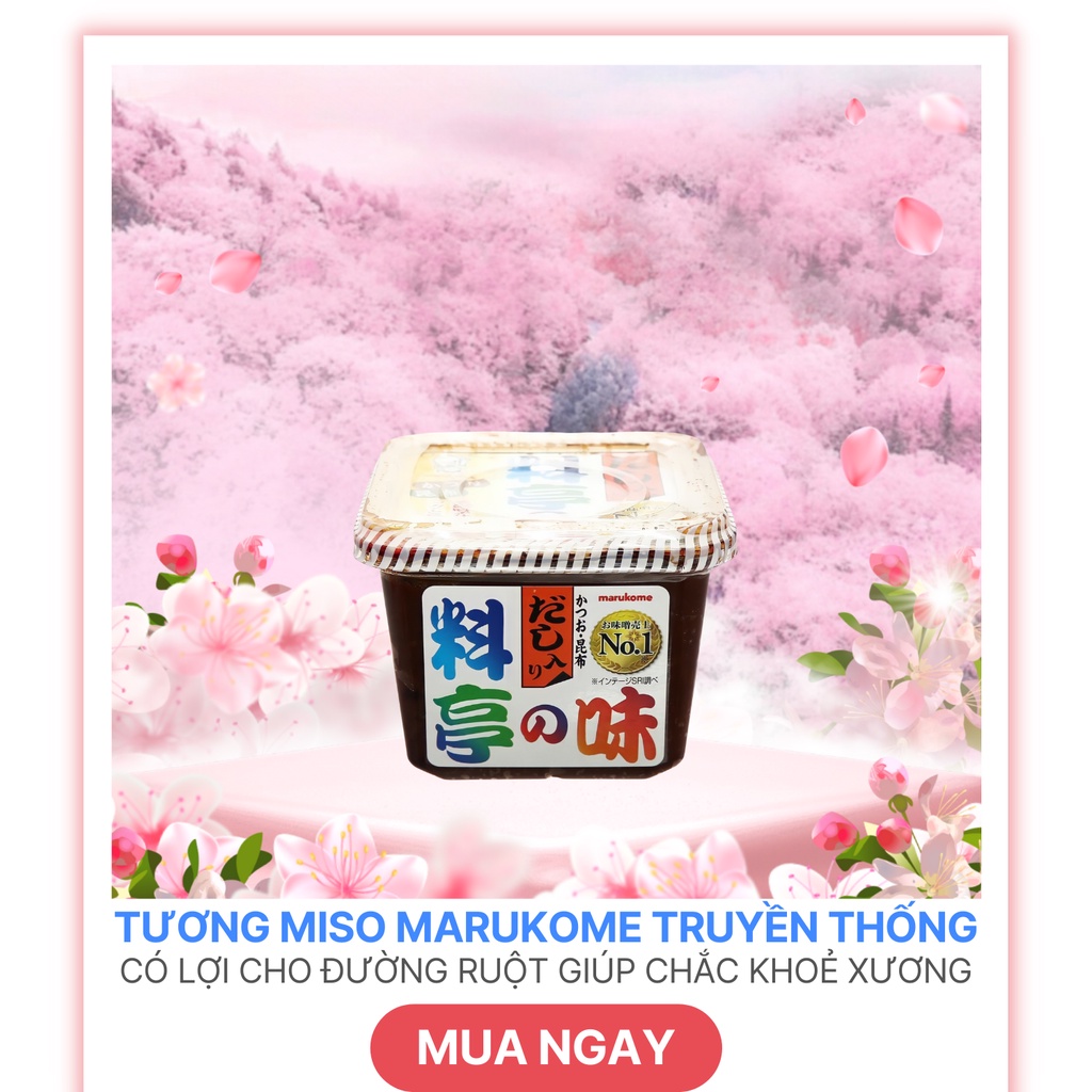 Tương miso Marukome vị truyền thống 750g