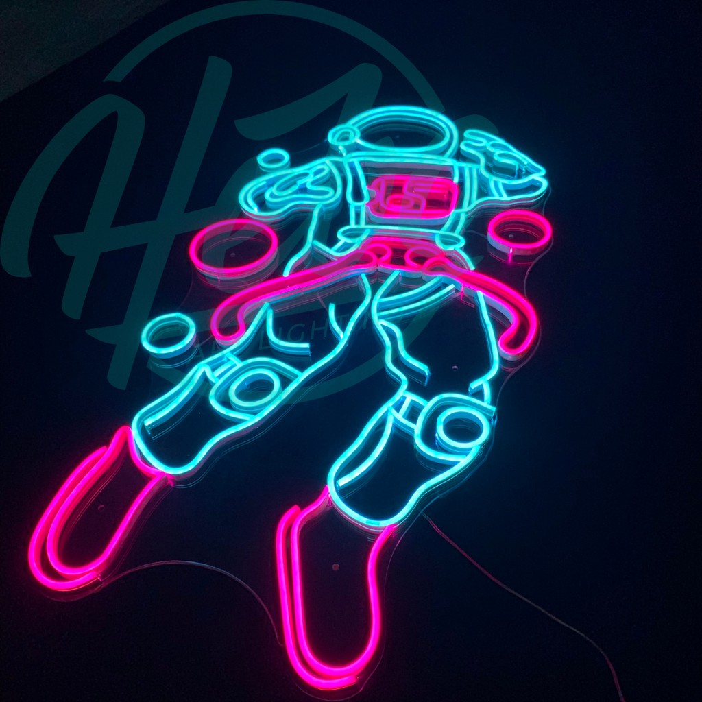 Đèn Trang Trí Phi Hành Gia LED Neon Sign ┊ Trang Trí Phòng Ngủ .... ┊ HEBO Art Lighting
