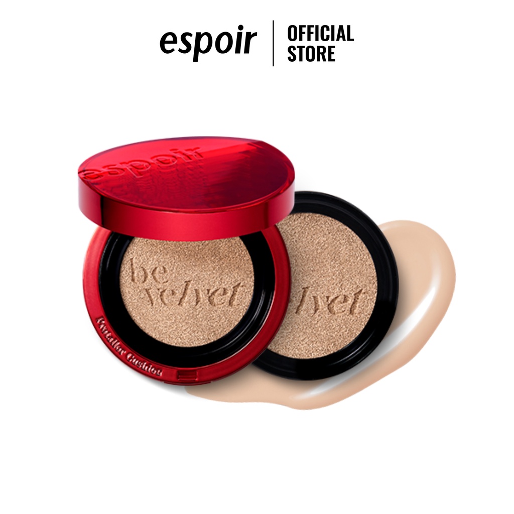 Phấn Nước Espoir Pro Tailor Be Velvet Cushion Petal SPF34 PA++ 13gr x 2ae