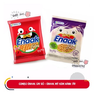 Combo 12 gói cay đỏ + 12 gói kem hành Tây tím