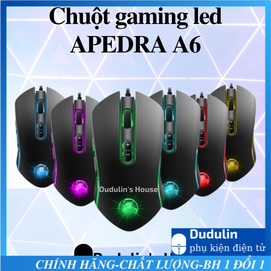 Chuột GAME APEDRA A6 LED chuột chuyên game có LED