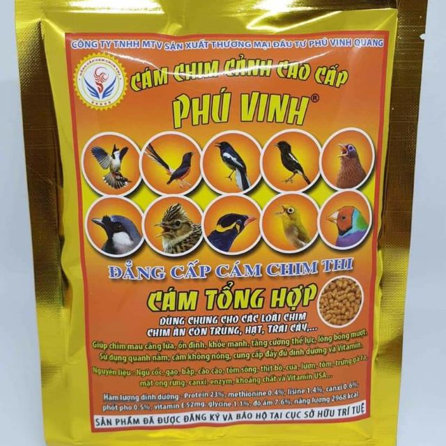 Combo 10 Gói Cám Tổng Hợp Phú Vinh, Rẻ Mà Chất