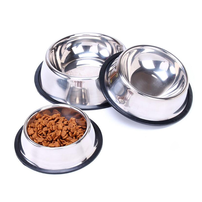 Bát chén ăn inox chống lật cho thú cưng LunaPet BA06 - bát ăn không gỉ cho chó mèo