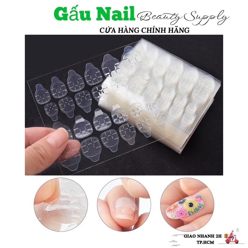 Dám móng SILLICON , Dán móng giả 2 mặt cực chắc chắn an toàn