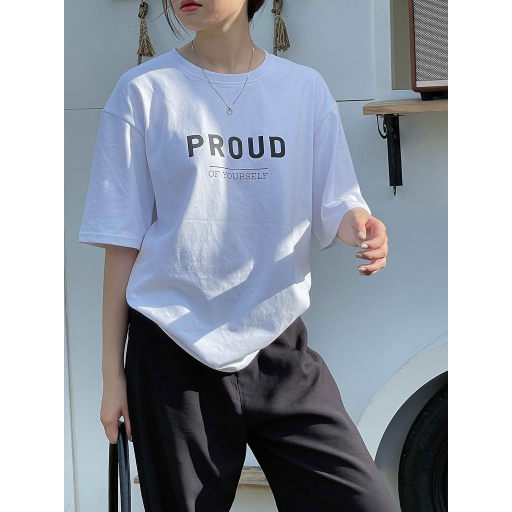 Áo thun form rộng in chữ thời trang GAGO