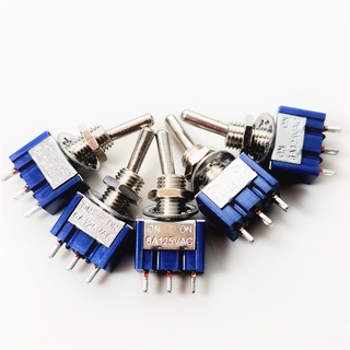 5 cái công tắc gạt 3 chấu on off . công tắc mts102 6a-125v 3a-250v. công tắc bập bênh limo