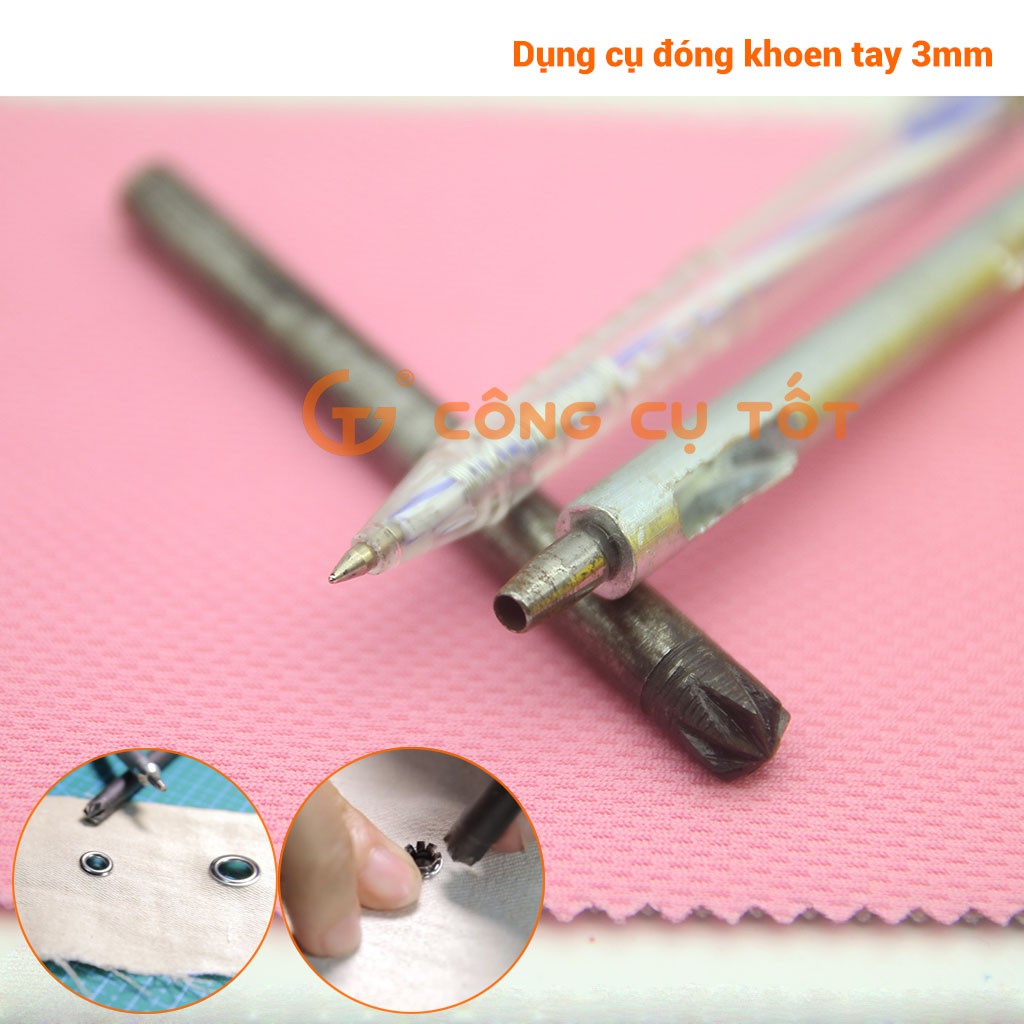 BỘ DỤNG CỤ ĐÓNG KHOEN 3MM GT626